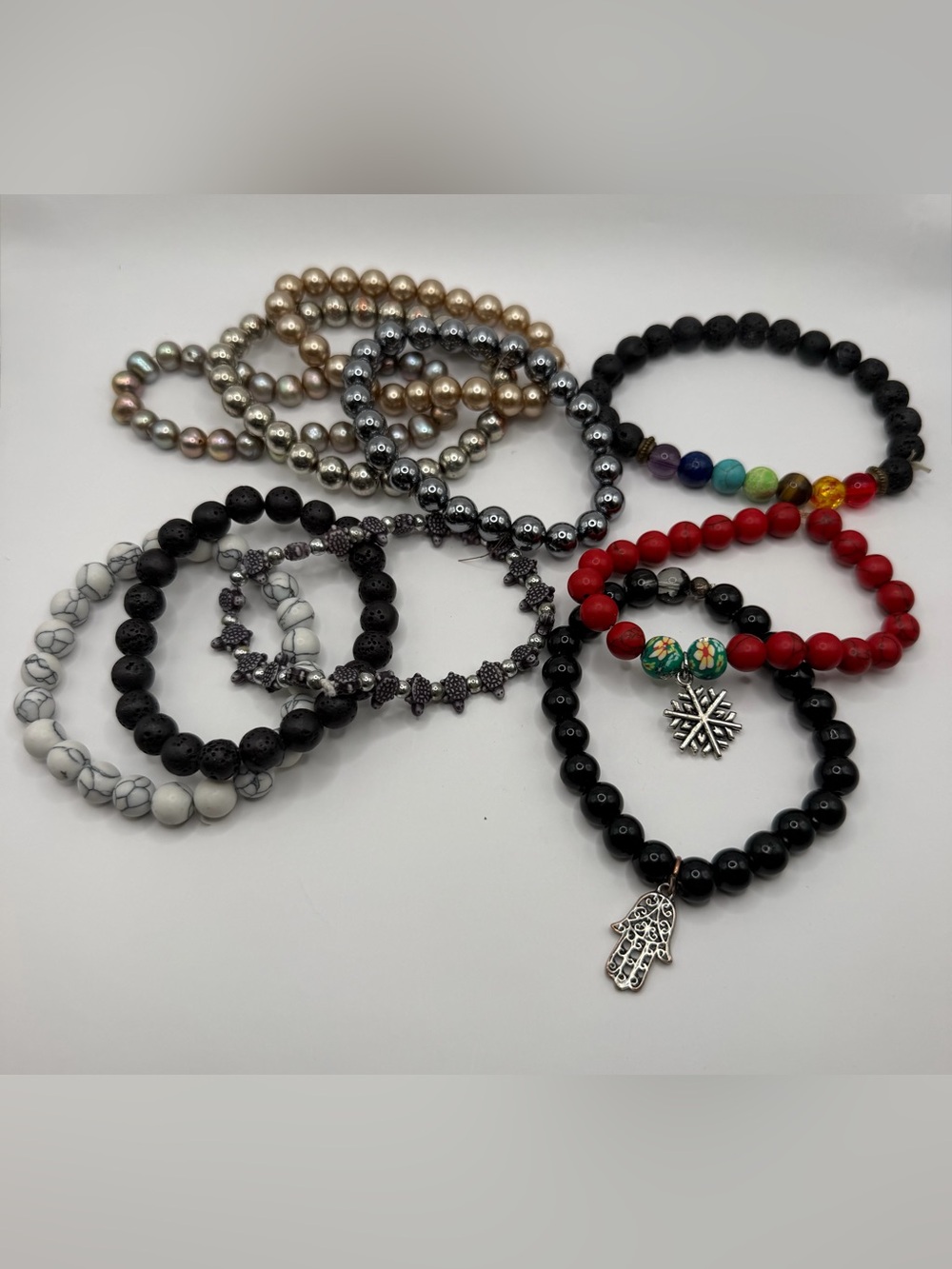 Misc Bracelet Lot - Set Of 10